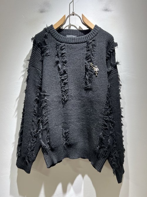 Chrome Hearts Custom Knit Wool Sweater with Logo Design