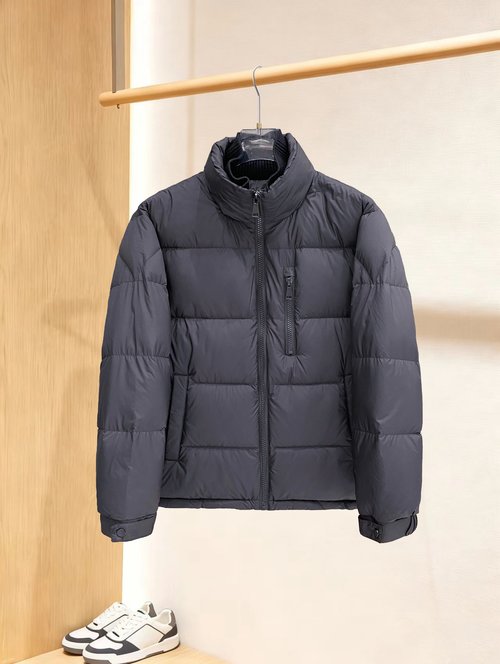 Zegna Lightweight White Duck Down Filled Jacket