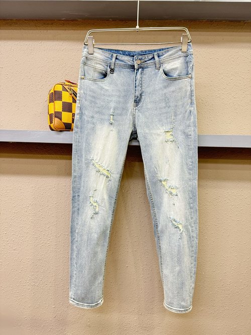 Hermes Original Jeans with Classic Logo Design