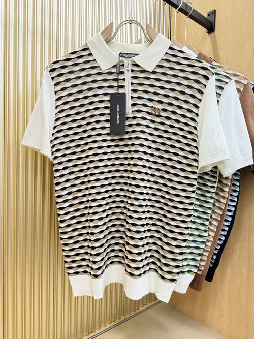 Dolce & Gabbana Stylish Imported Short Sleeve Knitted Garment