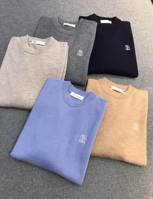 Brunello Cucinelli Luxury Wool Sweater with Elegant Design