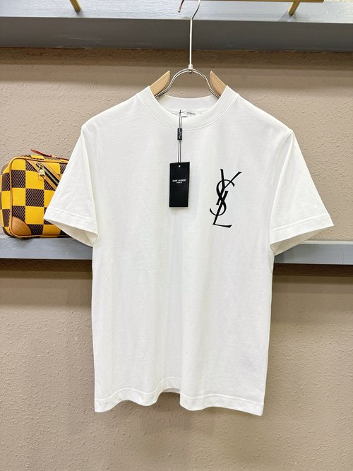 Yves Saint Laurent Soft and Luxurious Short-Sleeved Tee
