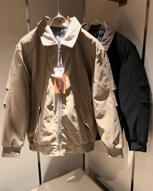 Loro Piana Reversible Down Jacket with Unique Pattern