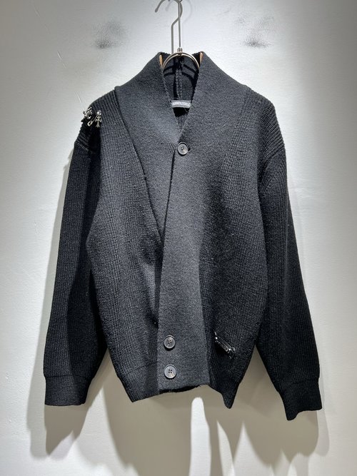 Chrome Hearts Well-Matched Knitted Cardigan with Logo Hardware