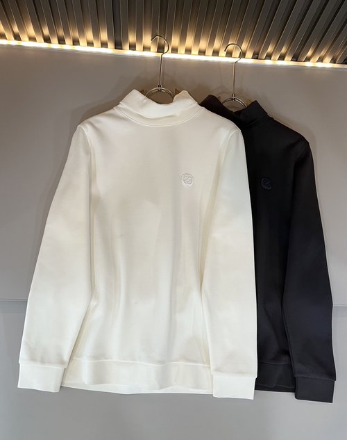 Zegna Fleece-lined Long Sleeve Base Layer with Logo