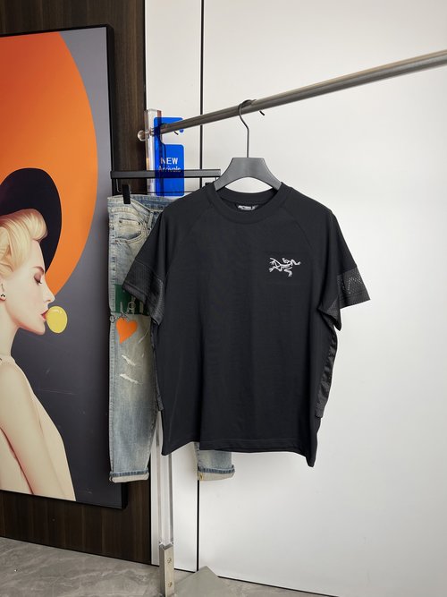 ArcTeryx Cotton Short Sleeve T-Shirt with Logo in Two Colors