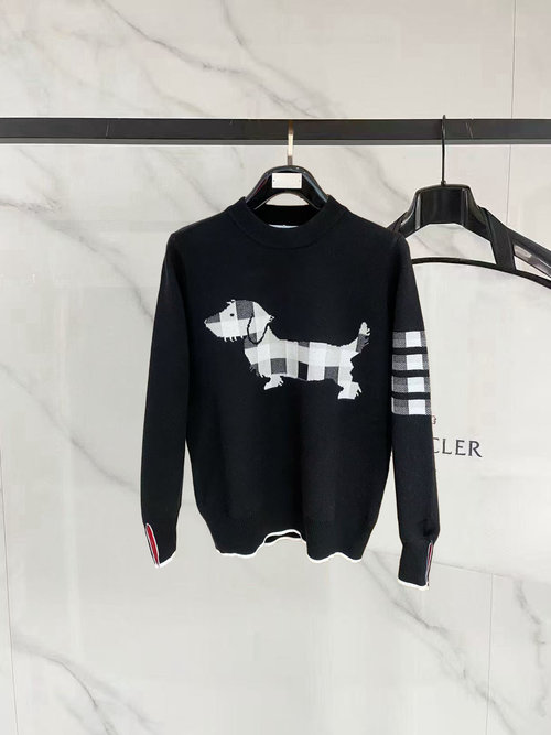Thom Browne Premium Wool Blend Sweater for Everyday Wear
