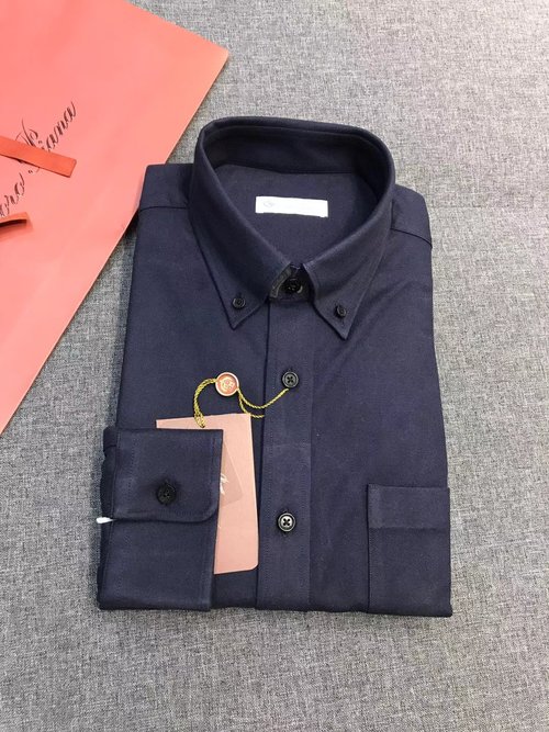 Prada Luxury Wool Blend Shirt with Exquisite Craftsmanship