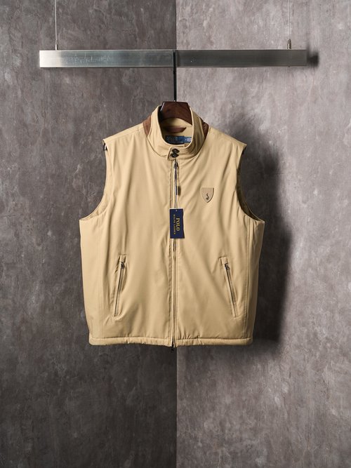 Polo Ralph Lauren War Horse Logo Cotton Vest with Precision Stitching