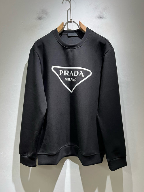 Prada Exclusive Unisex Sweatshirt with Low - Luxury Style