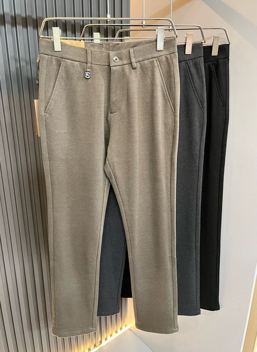 Burberry Classic Solid Casual Cashmere Trousers