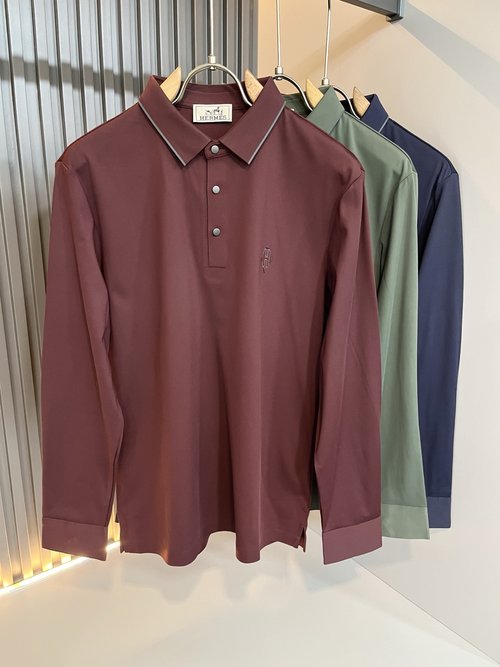 Hermes Upgraded Basic Polo Shirt with Logo