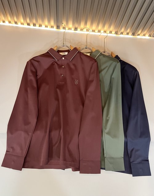 Hermes Upgraded Basic Polo Shirt with Logo
