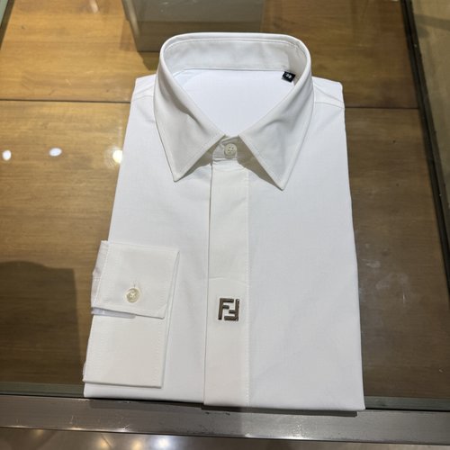 Fendi New Arrival: Comfortable Stretch Poplin Shirt