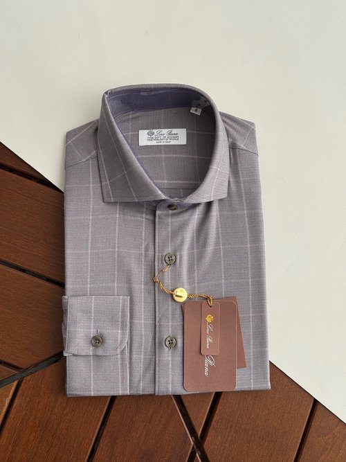 Loro Piana High-Quality Blended Fabric Long-Sleeved Shirt