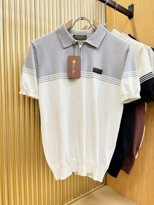 Loro Piana New Soft and Luxurious Knitted Short Sleeve