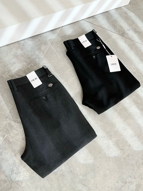 Dior Comfortable Blended Fabric Casual Trousers