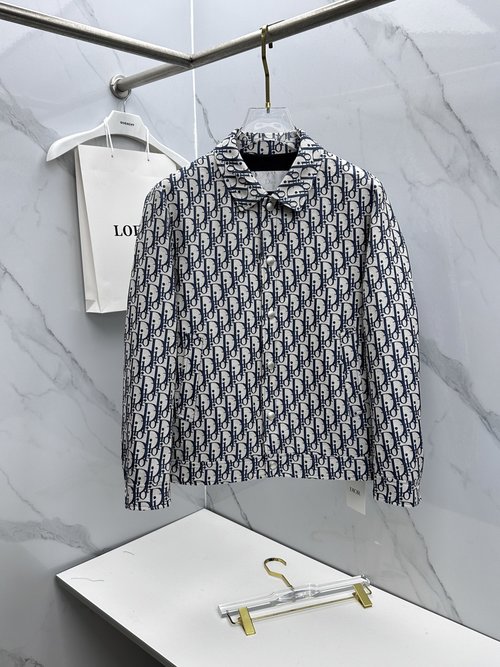 Dior Stylish Collared Jacket with Advanced Craftsmanship