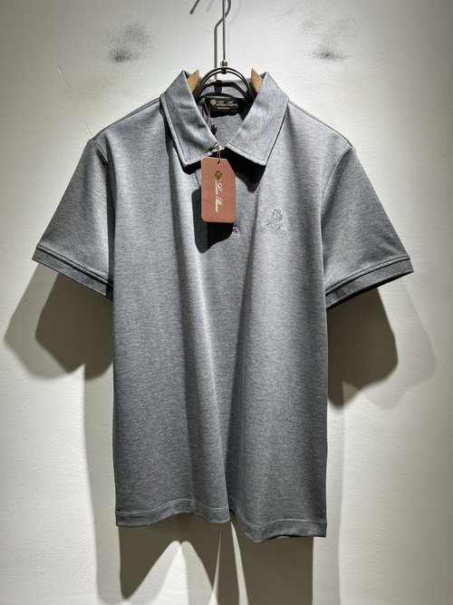 Loro Piana Comfortable Breathable Short Sleeve Polo Shirt