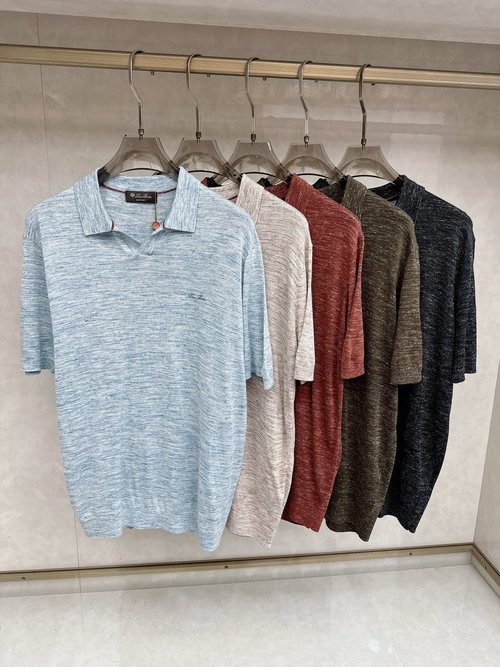 Loro Piana Imported Tencel Short-Sleeve Collared Shirt