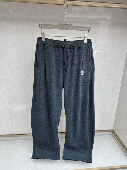 Moncler Classic Logo Casual Pants in Custom Fabric