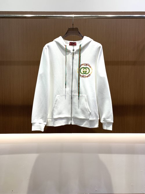 Gucci Premium Hooded Sweatshirt with Embroidered Design