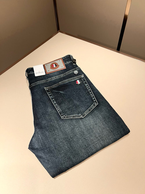 Moncler Scarce Jeans with Custom Logo Badge