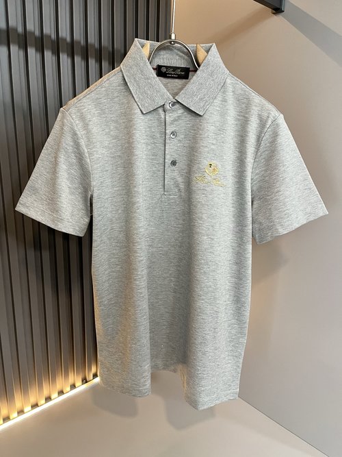 Loro Piana Customized Pique Cotton Short Sleeve Polo