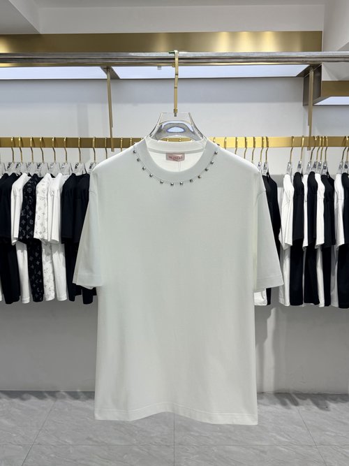 Valentino Peruvian Cotton T-shirt with 3D Logo