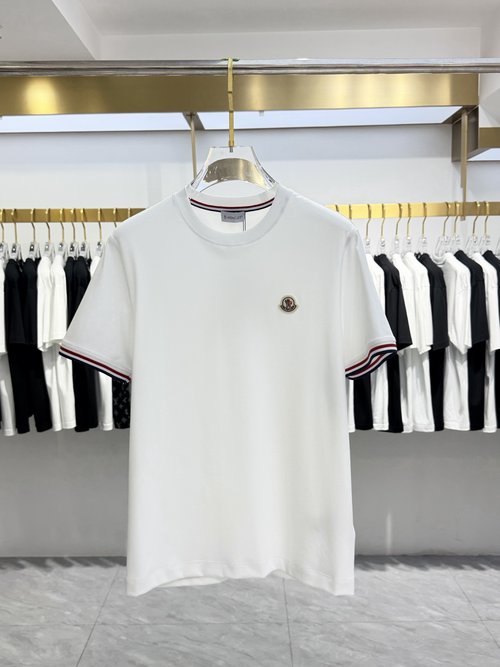 Moncler Premium Imported Cotton Tee with Silky Smooth Texture