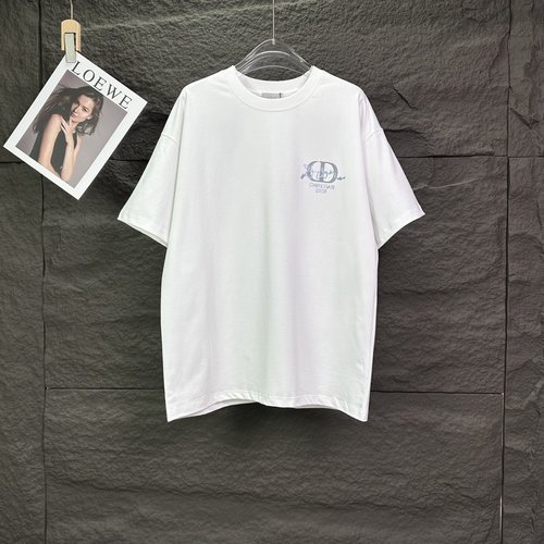 Dior Diamond-Printed Short-Sleeve T-Shirt