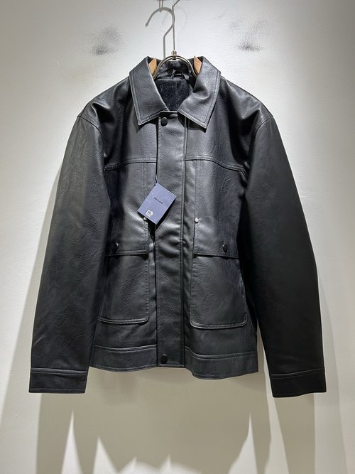 Prada Classic Washable Leather Jacket with Style