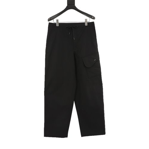 Dior Cotton Blend Cargo Pants with Decorative Pockets