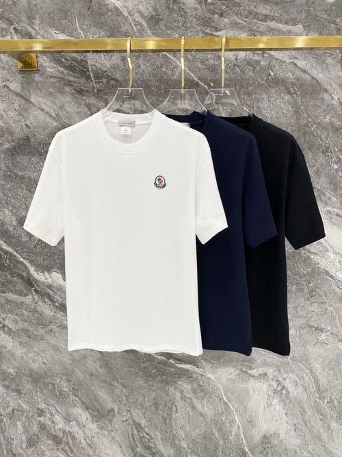 Moncler Classic Logo Cotton Short Sleeve T-Shirt