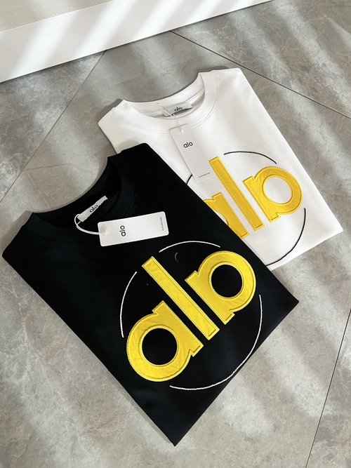 Alo Stylish Unisex Cotton Short-sleeve T-shirt