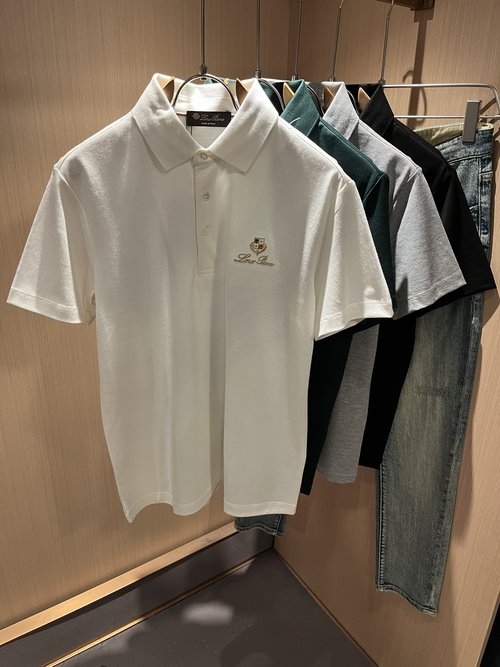Loro Piana Customized Comfortable and Stylish Cotton Polo Shirt