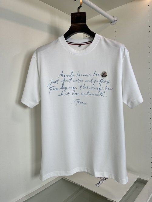 Moncler Art - Word Designed Comfortable T - Shirt