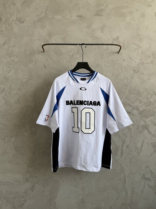 Balenciaga Collaborative Breathable Cotton Sports Jersey