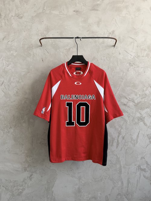 Balenciaga Collaborative Breathable Cotton Sports Jersey