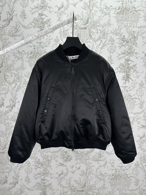 Chanel High-Tech Nylon Pilot Jacket with Logo