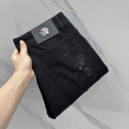 Versace Premium Customized Washed Denim Jeans