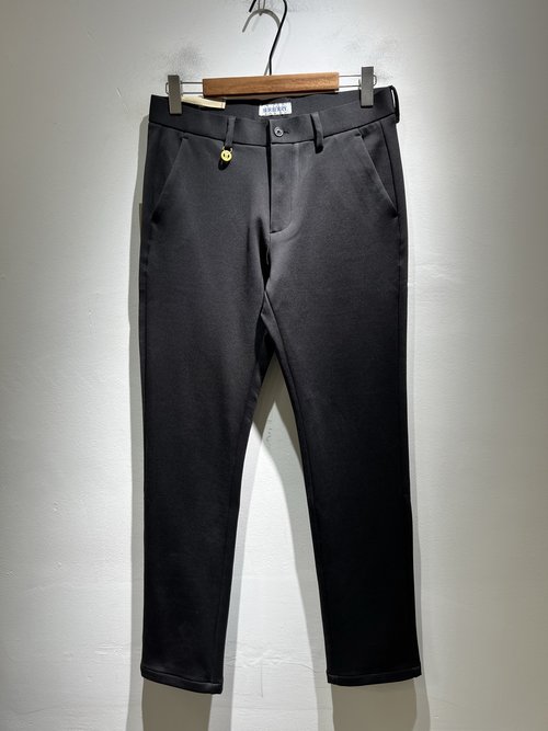 Burberry Classic Solid Straight-Leg Pants with Logo Details