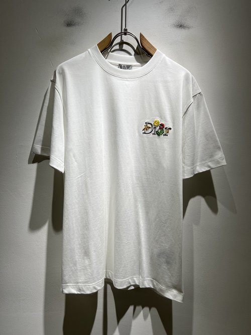 Dior Short-Sleeve T-Shirt with Logo Embroidery and Printing