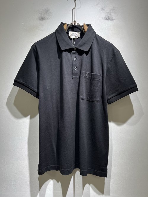 Hermes Classic Polo Shirt with Embroidered Logo
