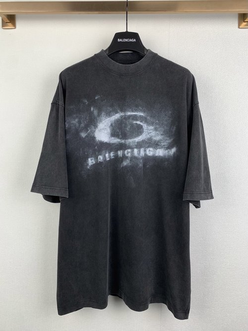 Hermes Smoky Washed Short Sleeve T-Shirt with Classic Details