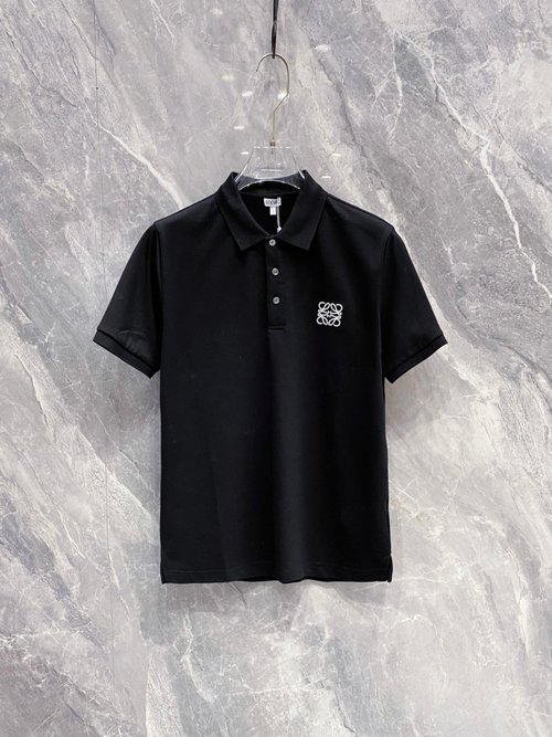 Loewe Classic Polo Shirt with Logo, High - Quality and Breathable