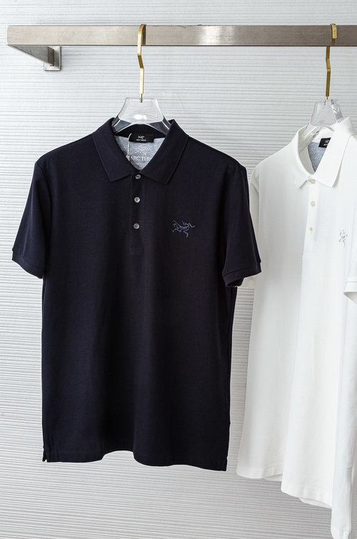 ArcTeryx Plain Short Sleeve Polo Shirt with a Luxury Look