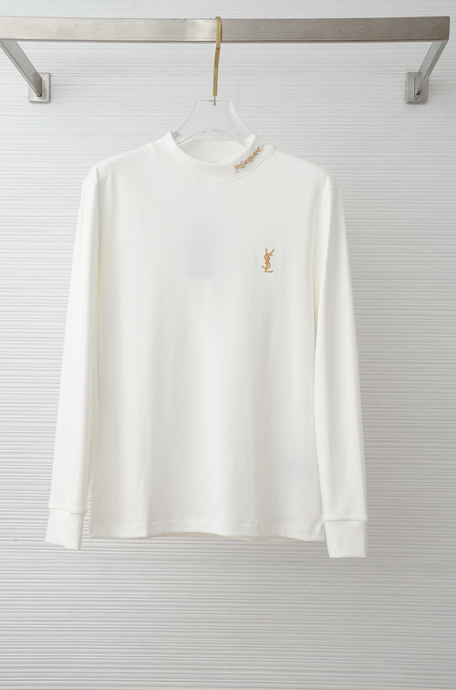 Yves Saint Laurent Premium Embroidered T-Shirt with High-Quality Fabric
