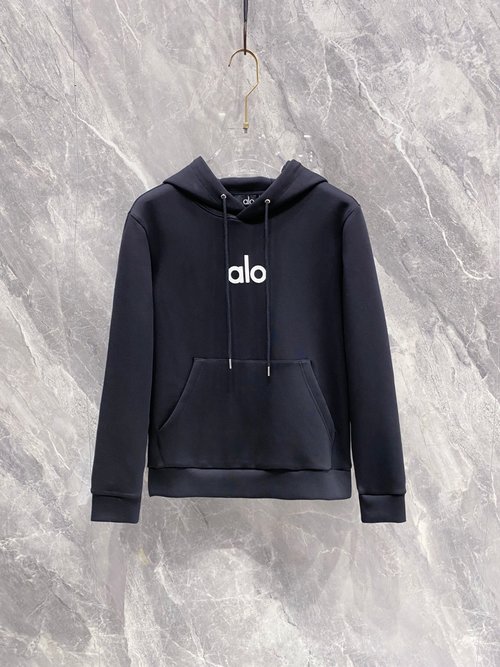 Alo Sophisticated Full Cotton Hoodie with Unique Logo