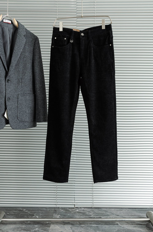 Loro Piana Retro Corduroy Casual Pants with Natural Cotton